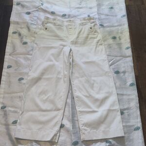 SPANX Cream Cropped Pants